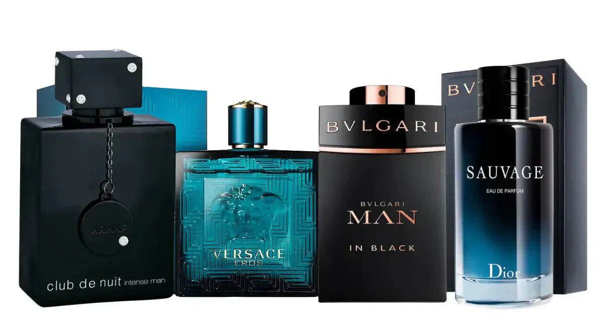 香水4点セット | マン イン ブラック、ソヴァージュ、クラブ ドゥ ニュイ、エロス 100ml