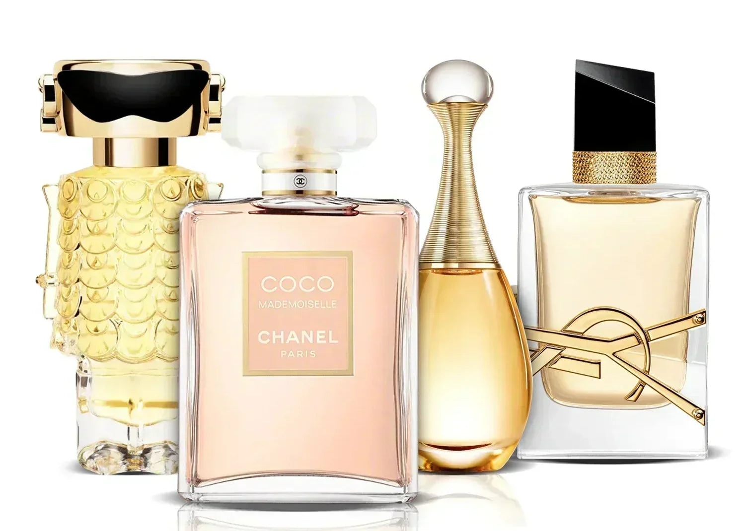 香水4点セット | フェイム、ココ マドモアゼル、ジャドール、リブレ 100ml