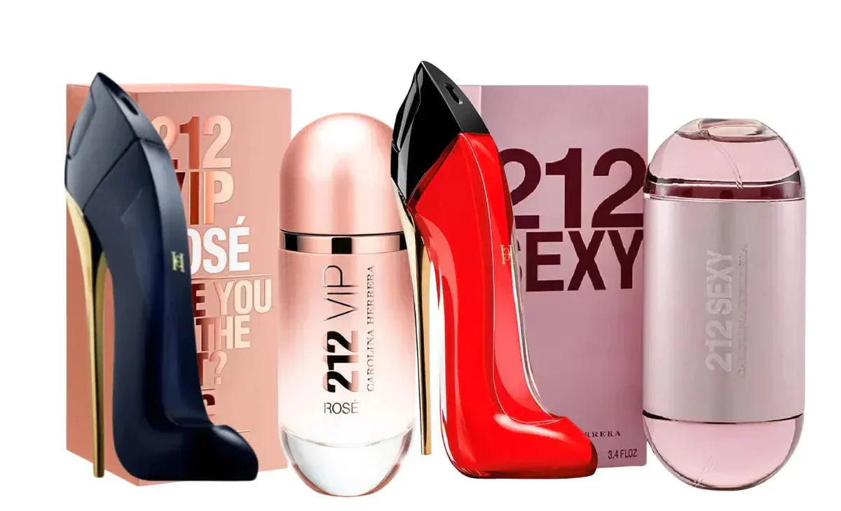 香水4点セット | グッドガール、グッドガール ヴェリー、212 VIP ローズ、212 セクシー