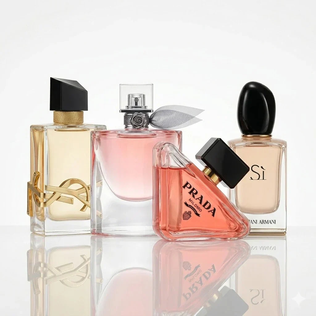 香水4点セット | YSL リブレ、ランコム ラヴィエベル、プラダ パラドックス、アルマーニ シィ